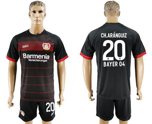 Bayer Leverkusen #20 Ch.Aranguiz Home Soccer Club Jersey - Click Image to Close